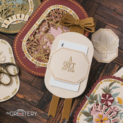 Oblong Octagon Labels Stamp Set