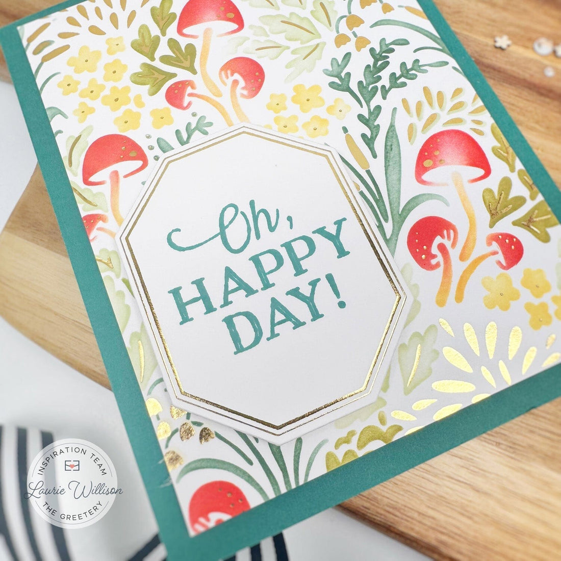 Mushroom Meadow Hot Foil