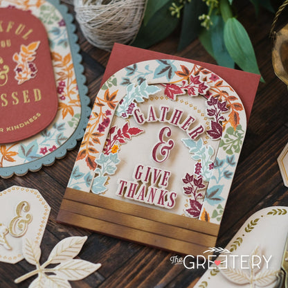Thankful &amp; Blessed Stamp + Stencil