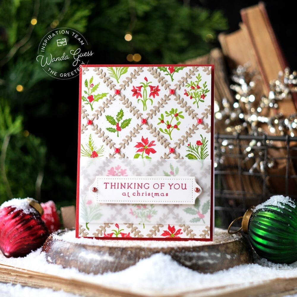 Bitty Holiday Botanicals Stamp + Stencil