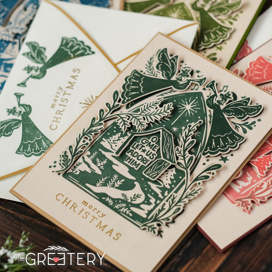 Lovely Linocuts: Nativity Stamp Set