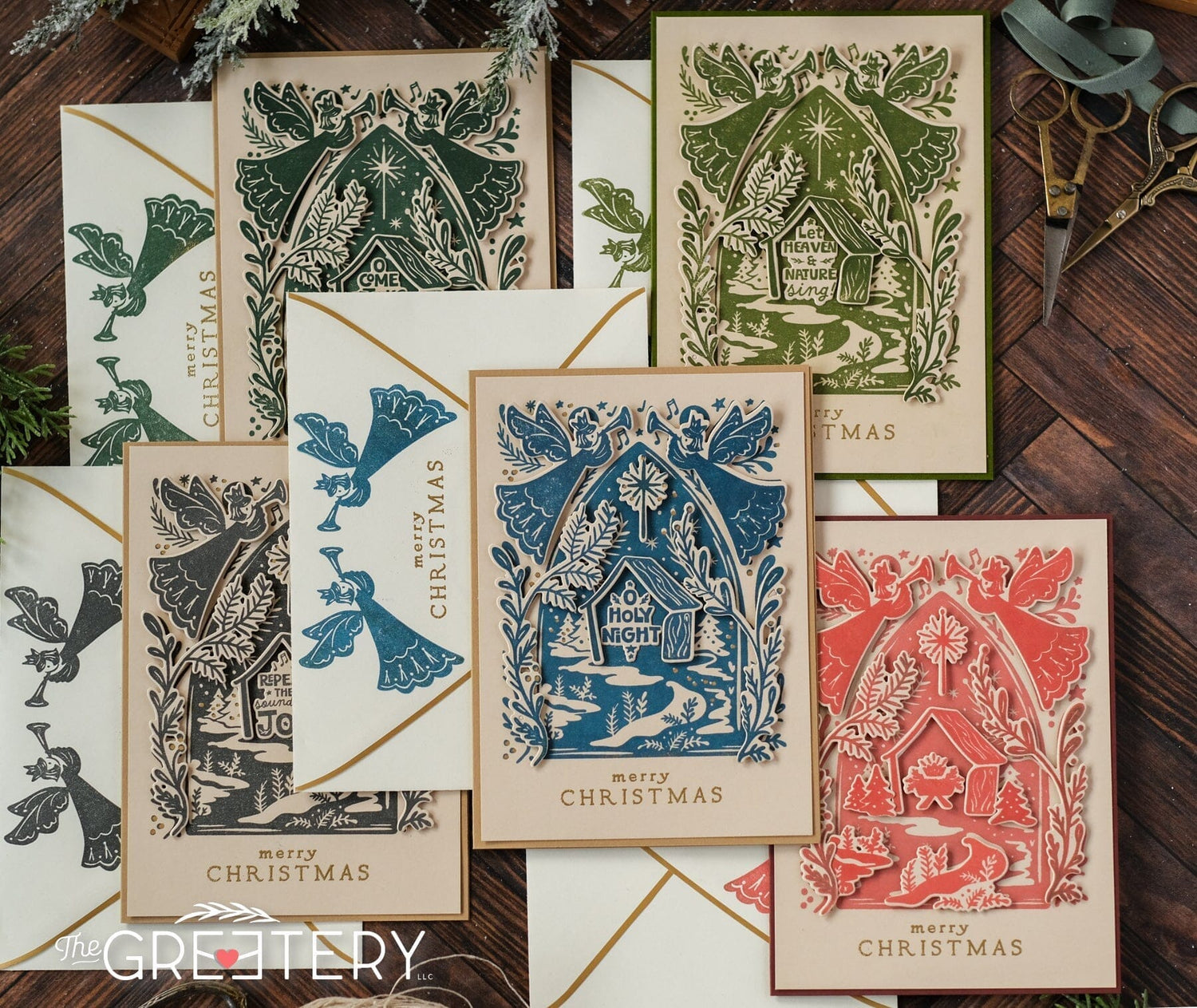 Lovely Linocuts: Nativity Die