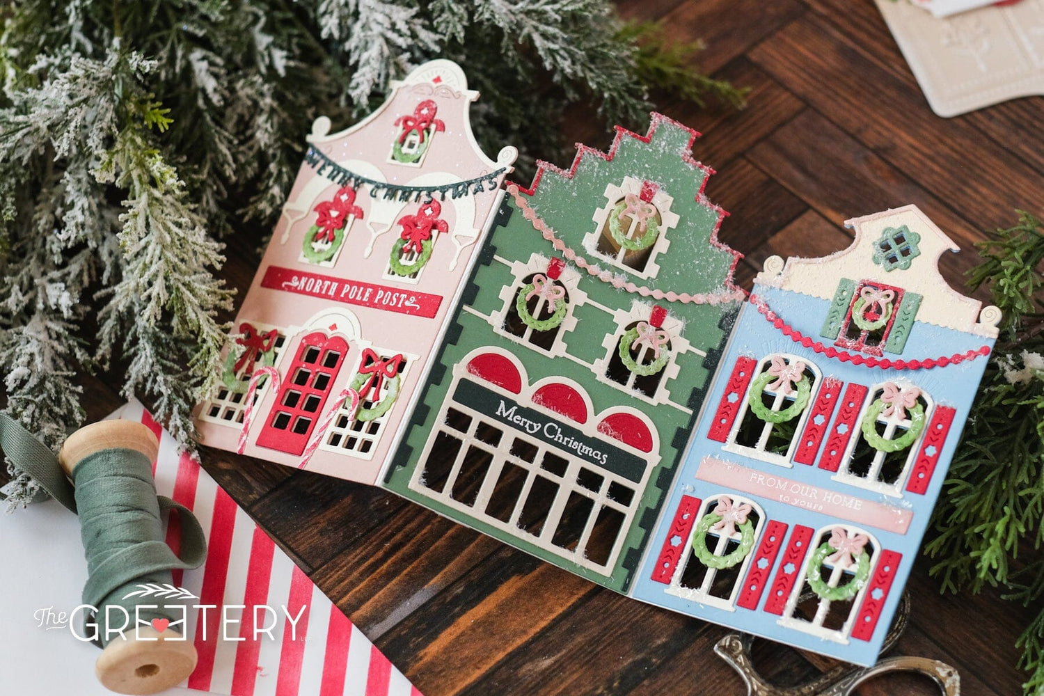 Market Place Holiday Festoons Die