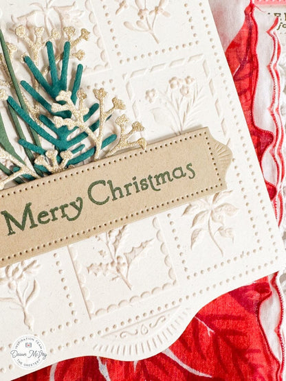 Shortbread Shapes: Holiday Rectangle Embossing Folder