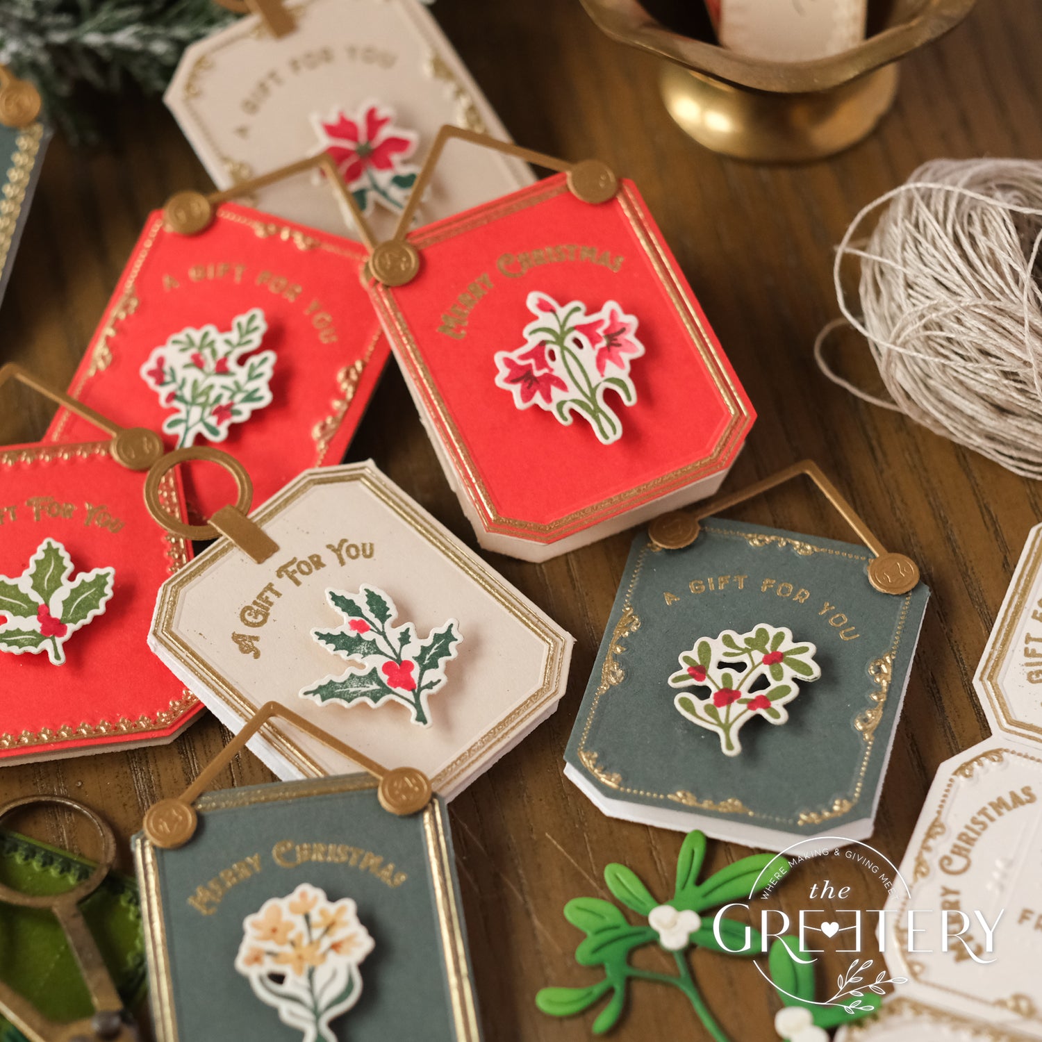 Large Linked Labels Stamp Set