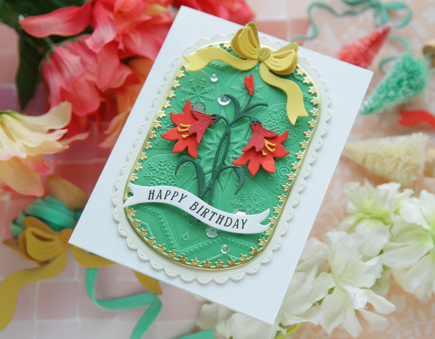 Bigger Holiday Botanicals: Amaryllis Die