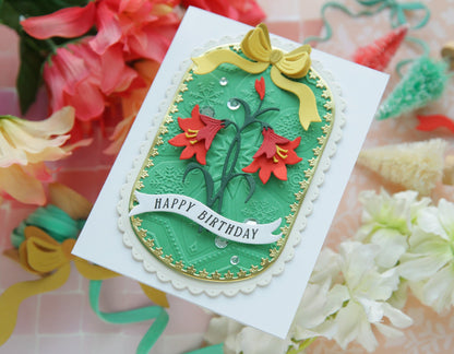 Bigger Holiday Botanicals: Amaryllis Die