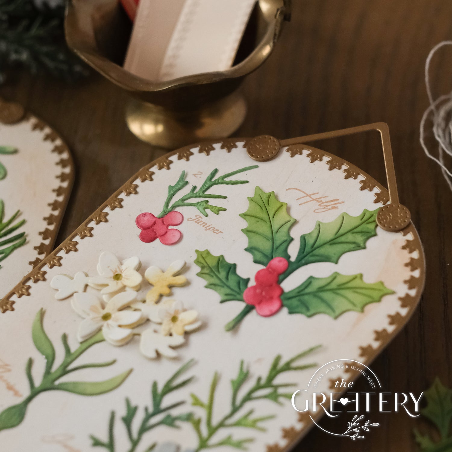 Winter Herbarium Labels Stamp Set