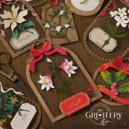 Bigger Holiday Botanicals: Amaryllis Die