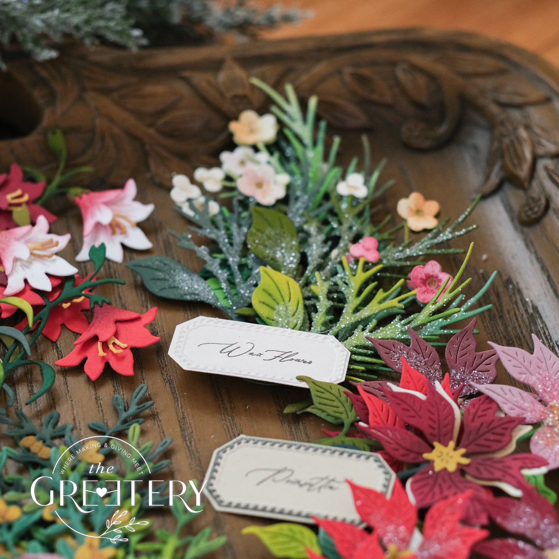 Bigger Holiday Botanicals: Wax Flower Die