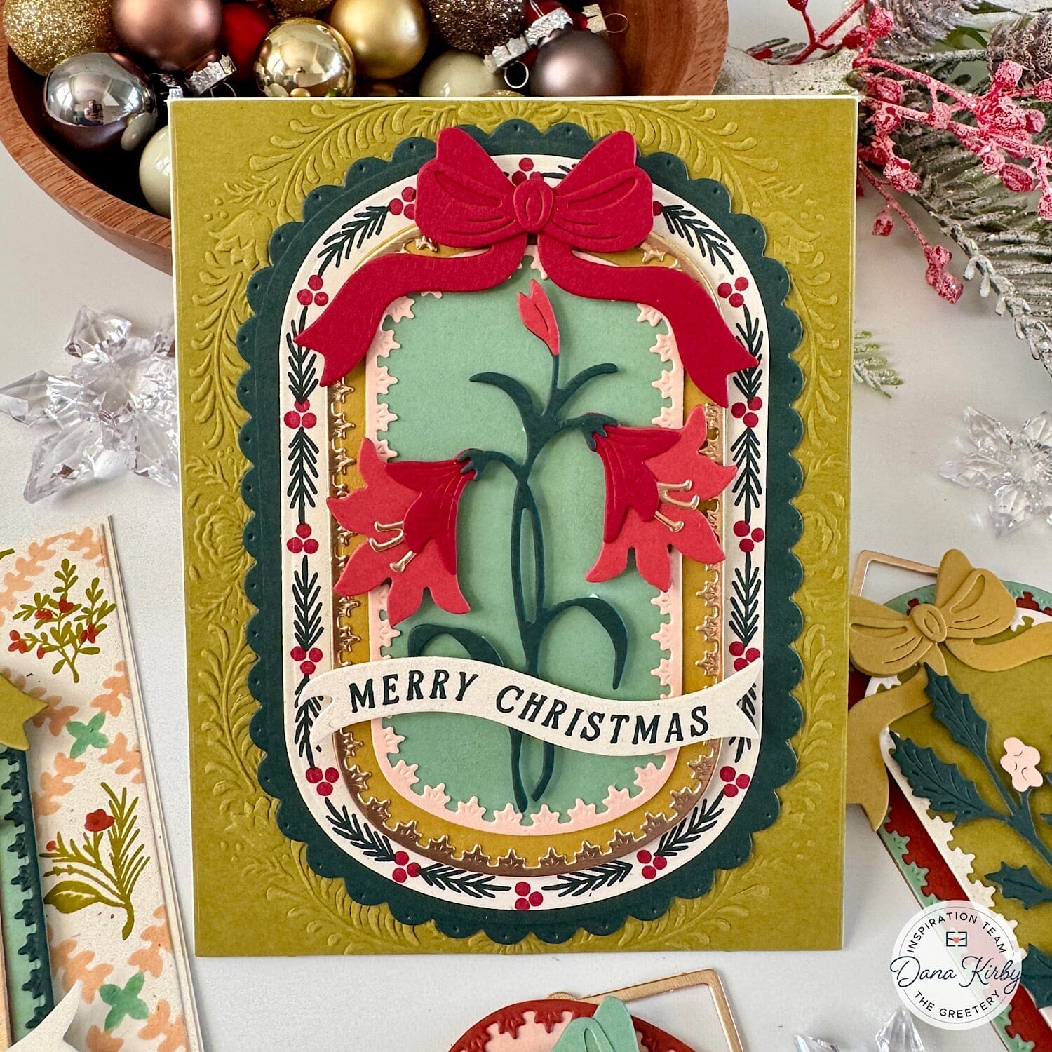 Bigger Holiday Botanicals: Amaryllis Die