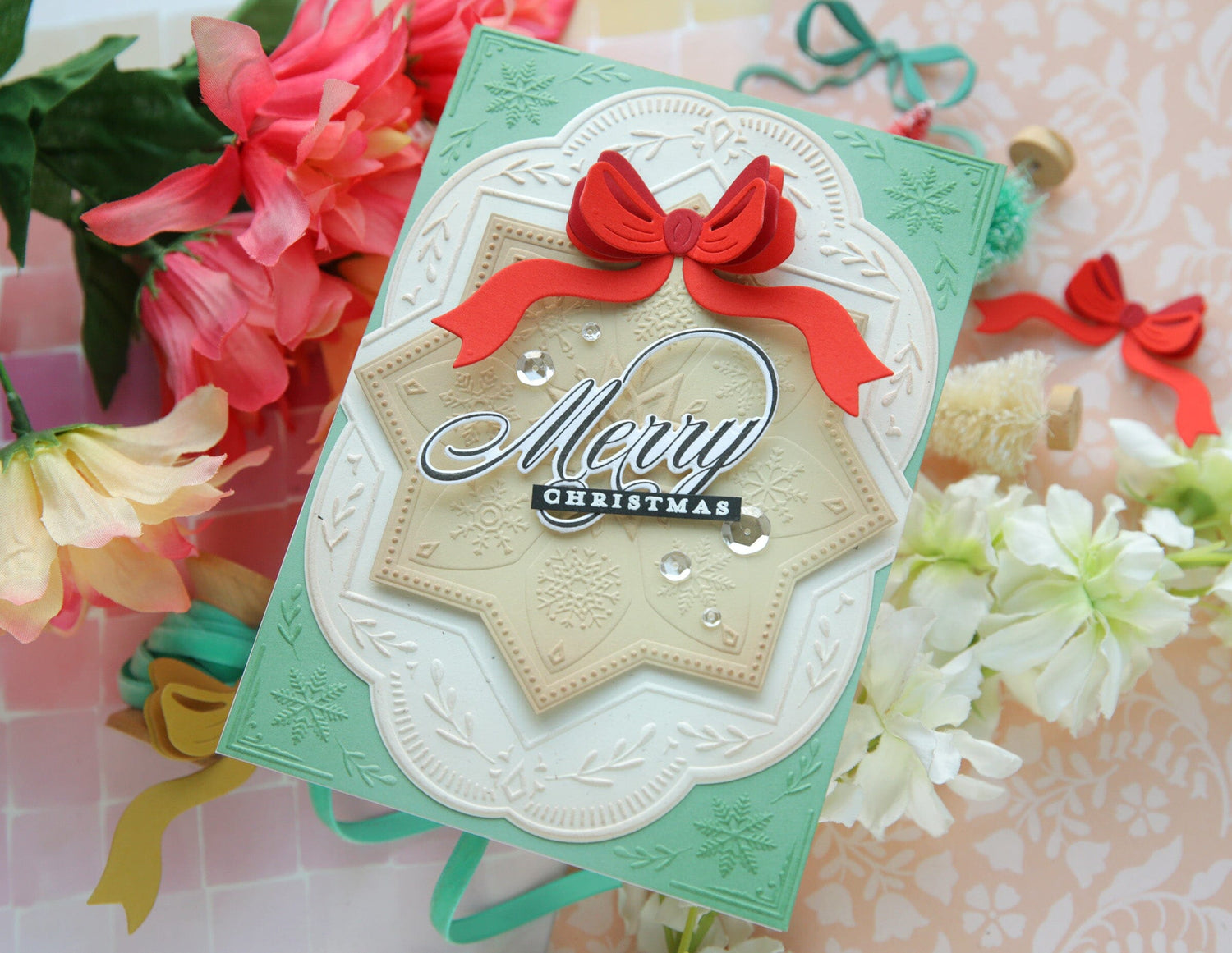 Shortbread Shapes: Snowflake Embossing Folder