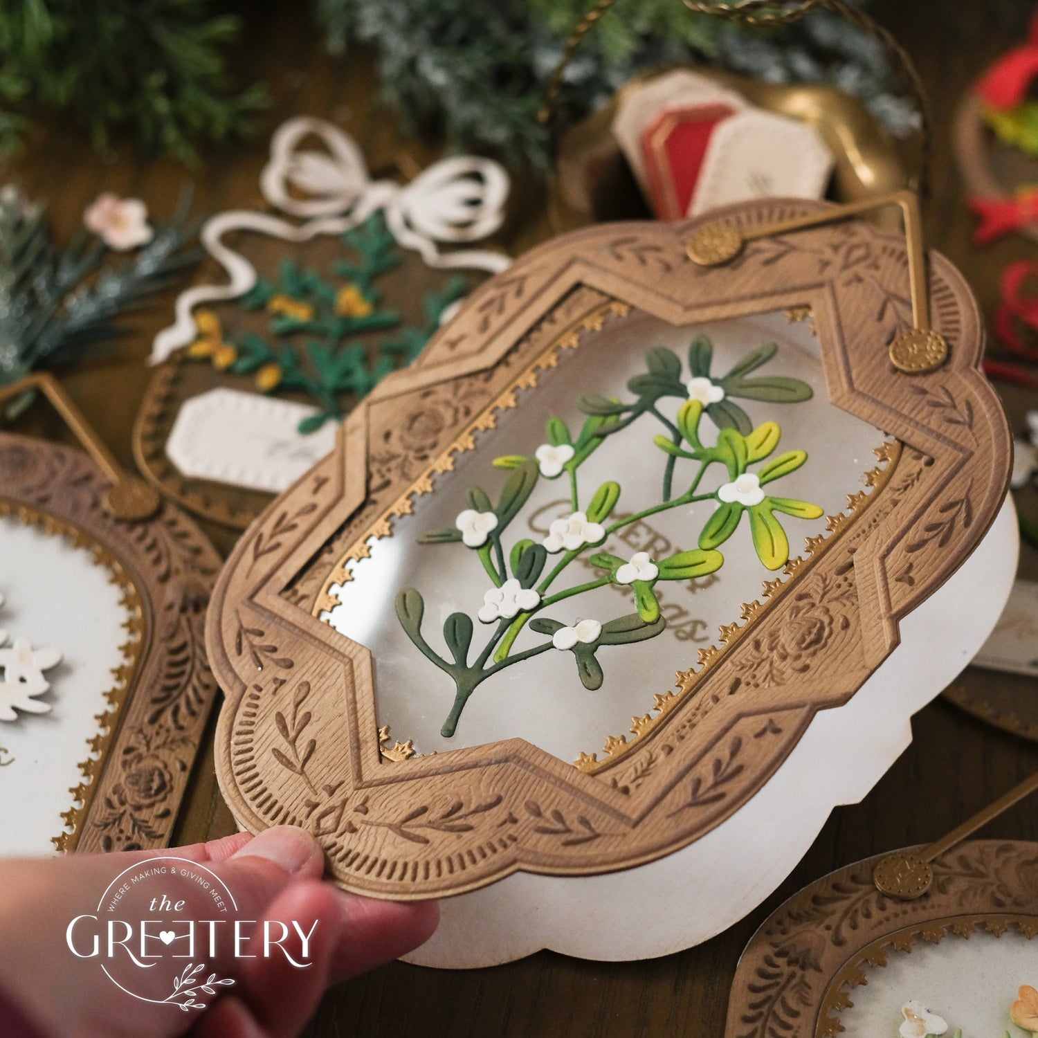 Bigger Holiday Botanicals: Mistletoe Die