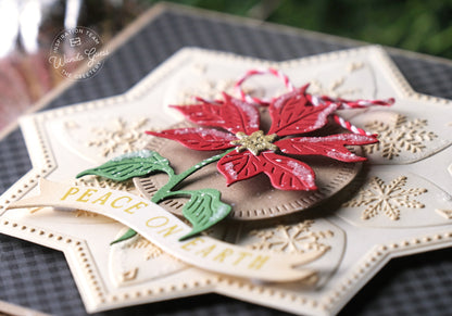 Bigger Holiday Botanicals: Poinsettia Die