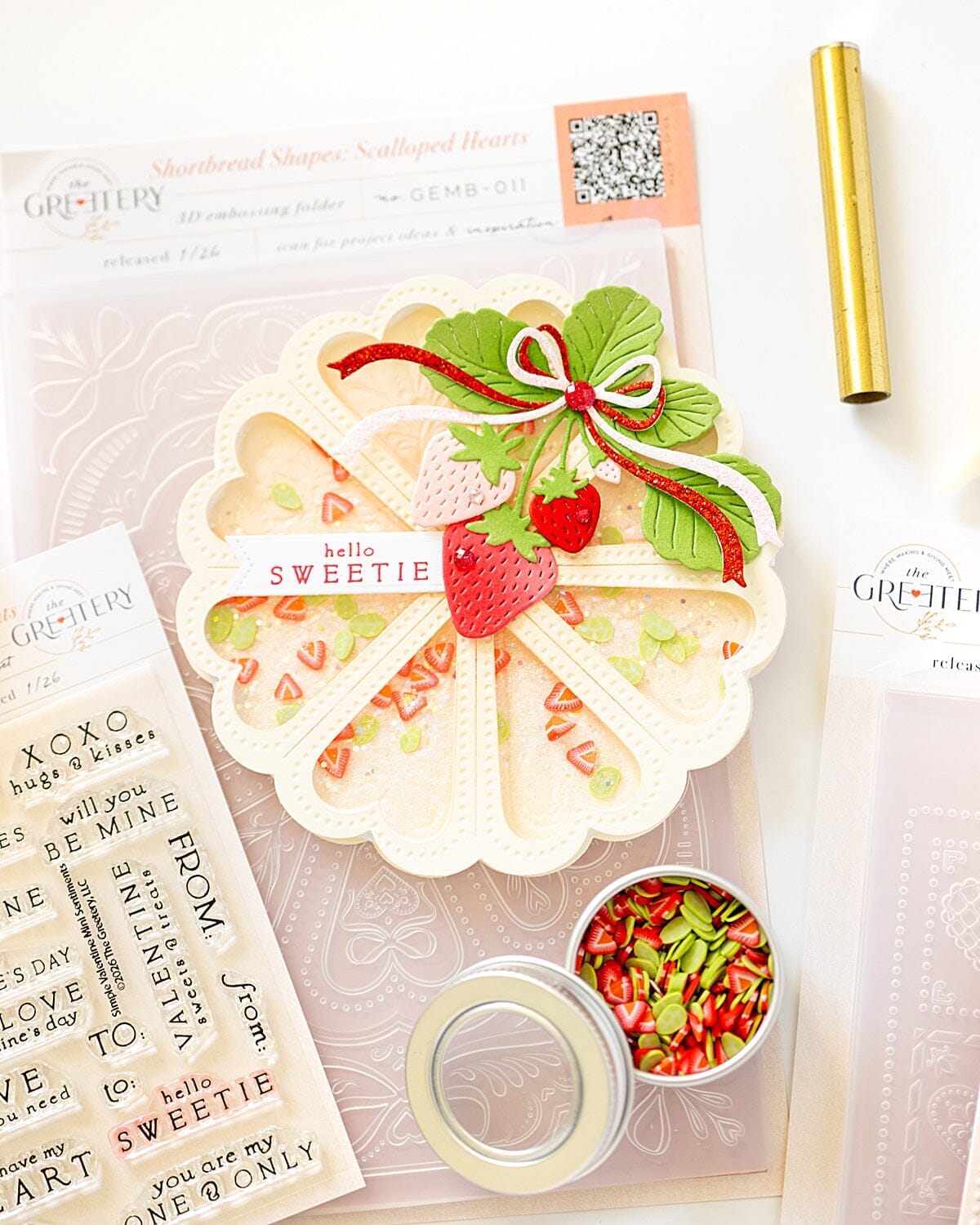 Shortbread Shapes: Scalloped Hearts Die