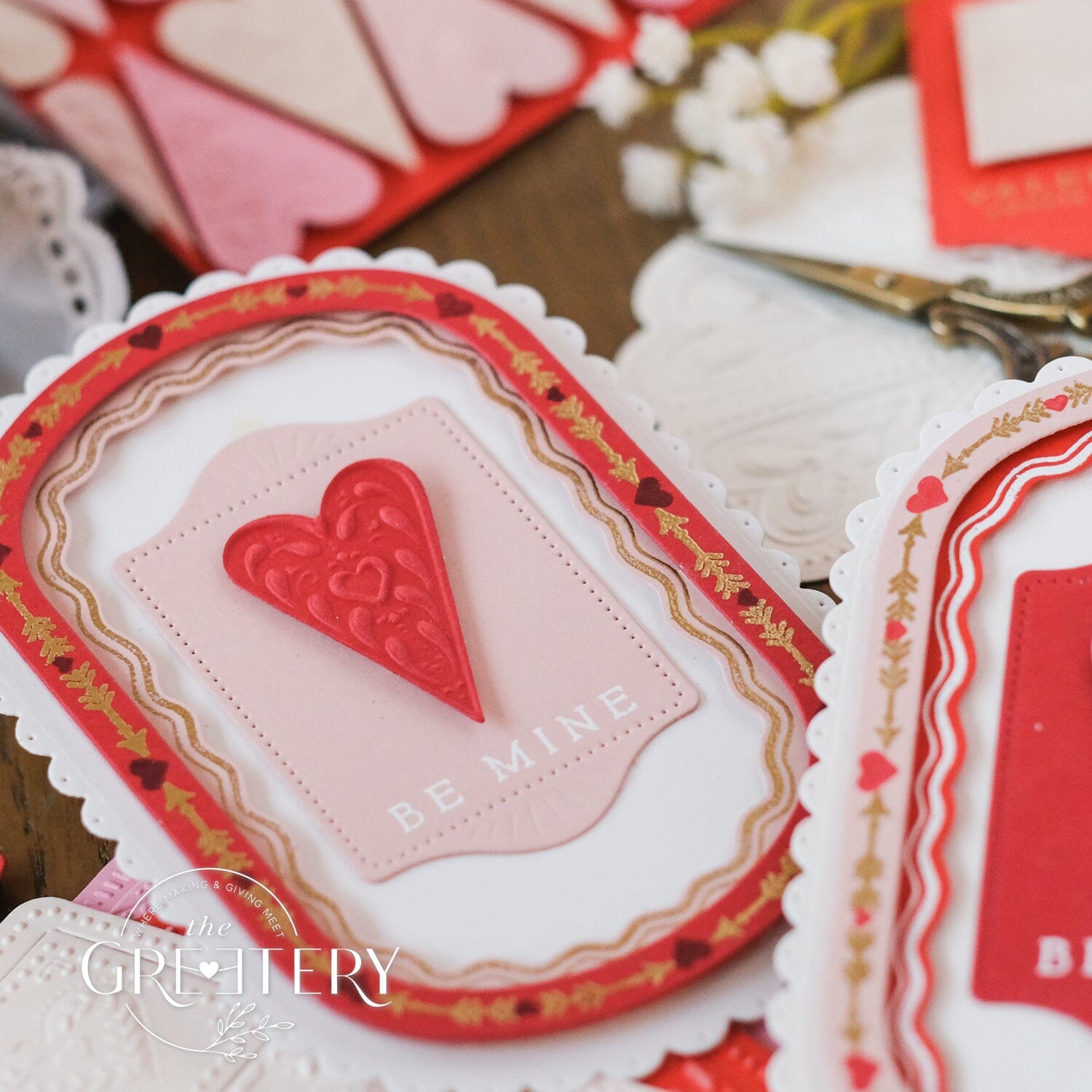 Capsule Collection Valentine Borders Stamp Set