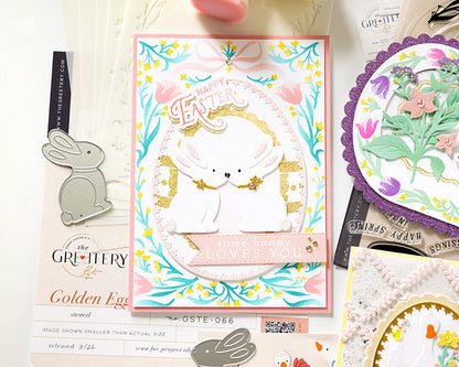 Golden Egg Filigree Borders Die