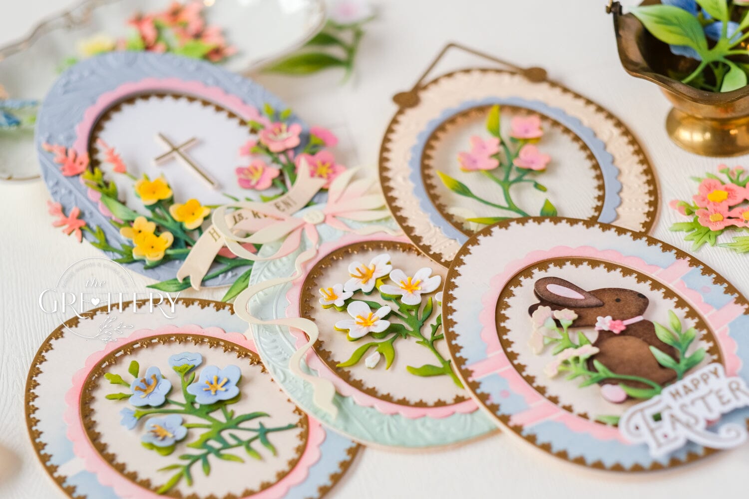 Golden Egg Filigree Borders Die