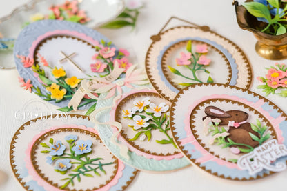 Golden Egg Filigree Borders Die