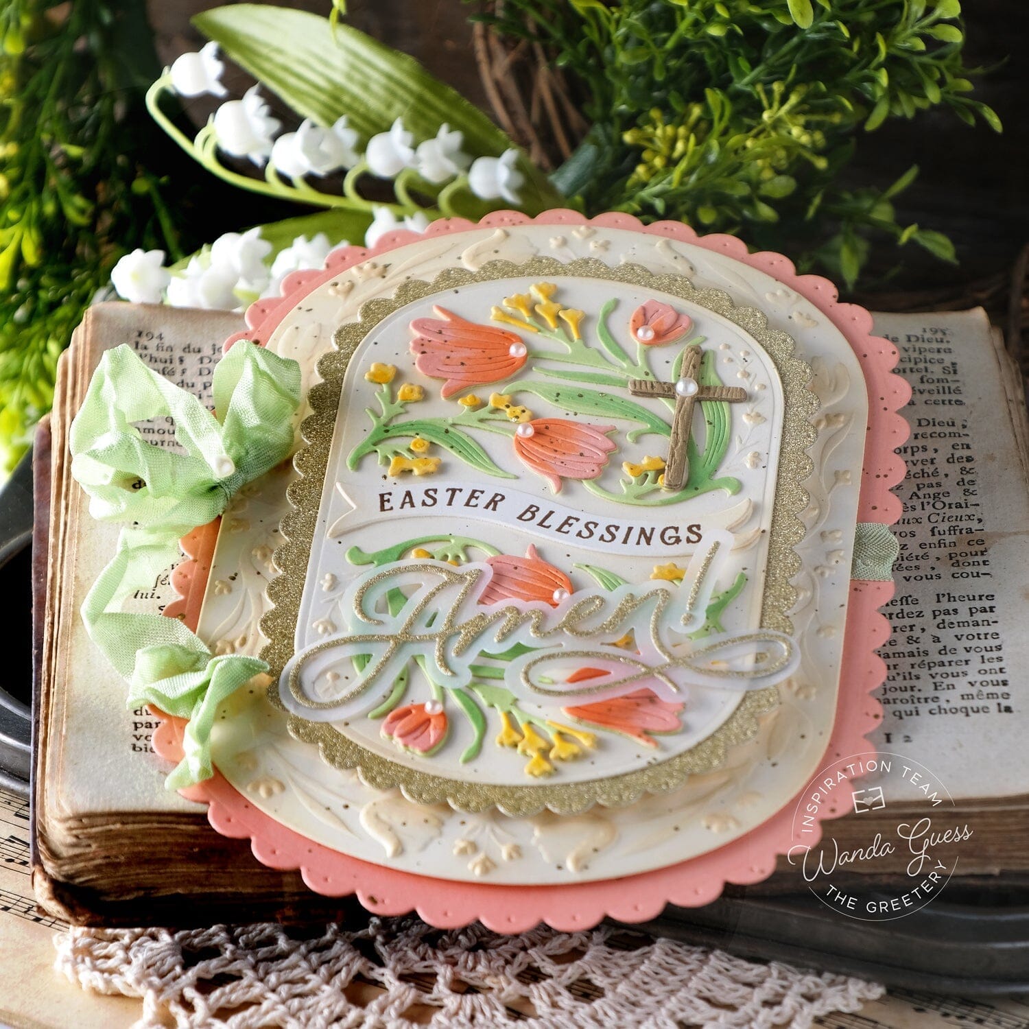 Tangled Tulips Embossing Folder