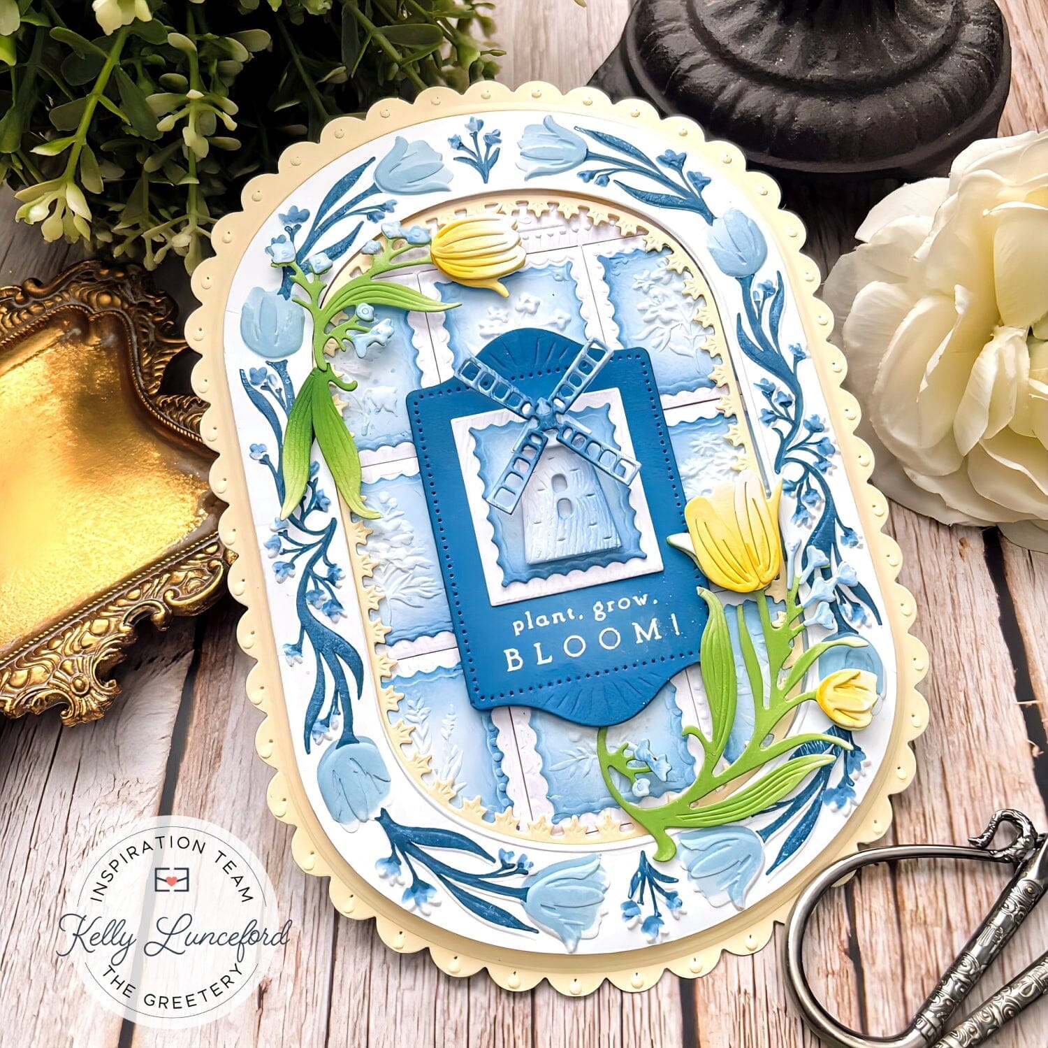 Tangled Tulips Embossing Folder