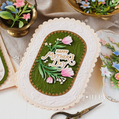 Tangled Tulips Embossing Folder