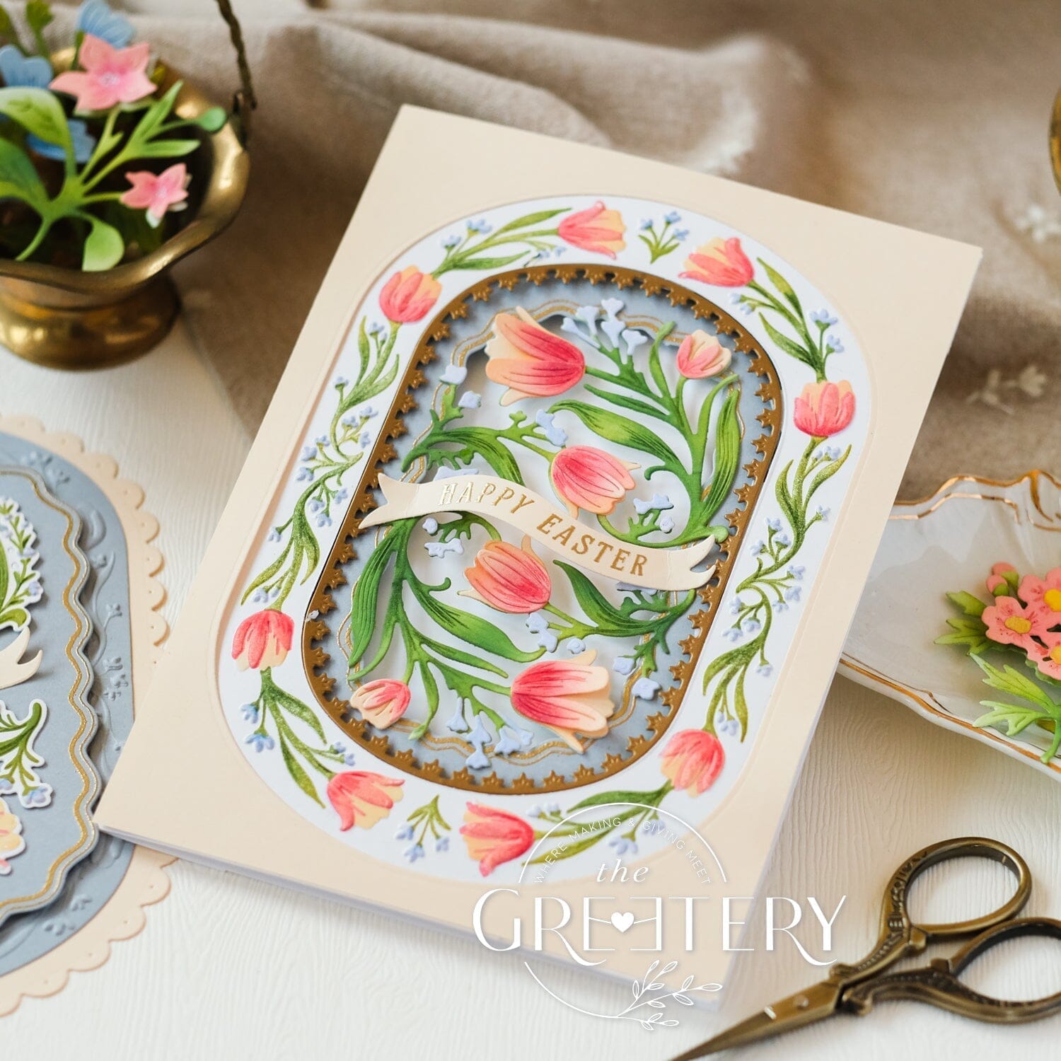 Tangled Tulips Embossing Folder