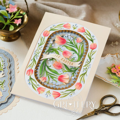 Tangled Tulips Embossing Folder