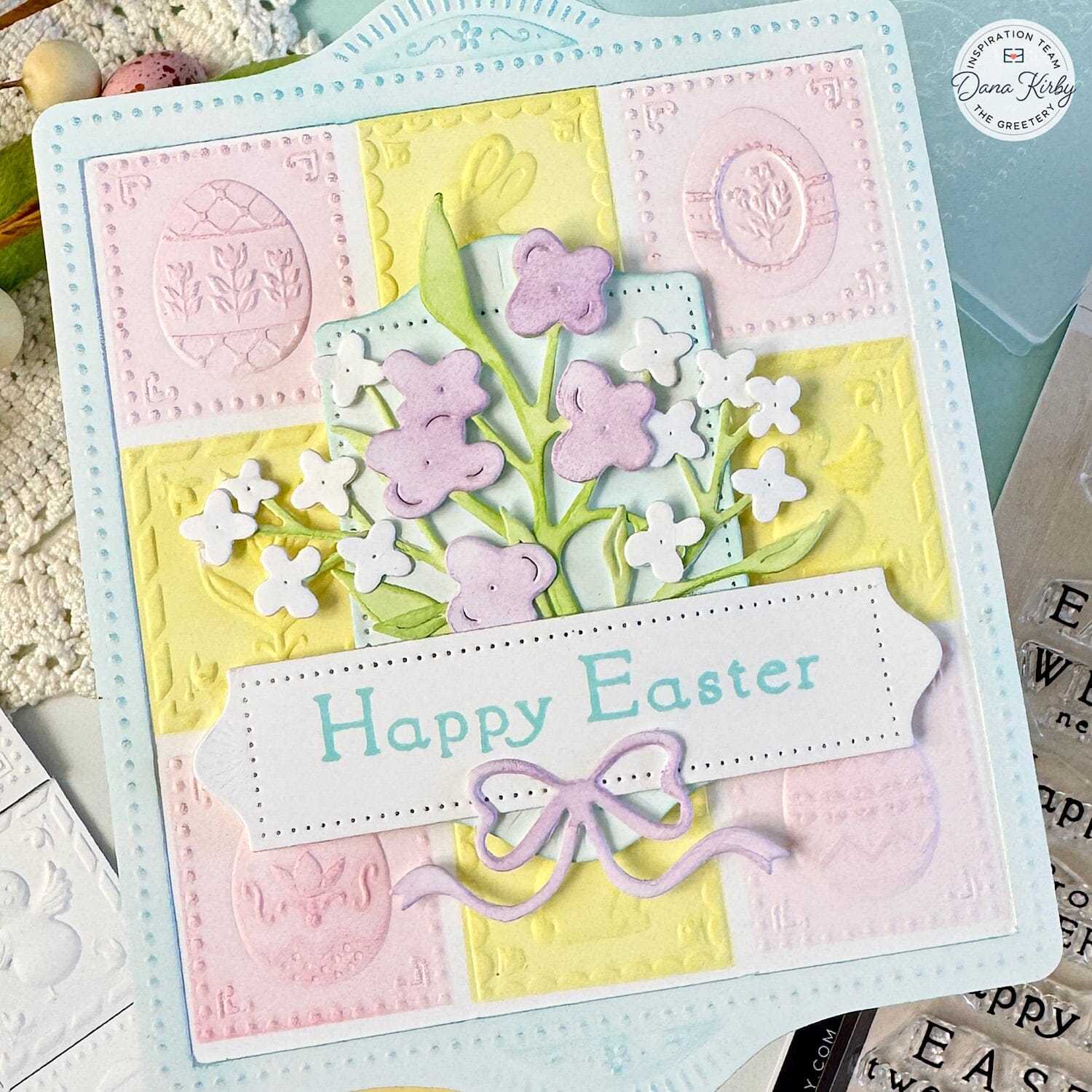 Shortbread Shapes: Rectangle Easter Embossing Folder