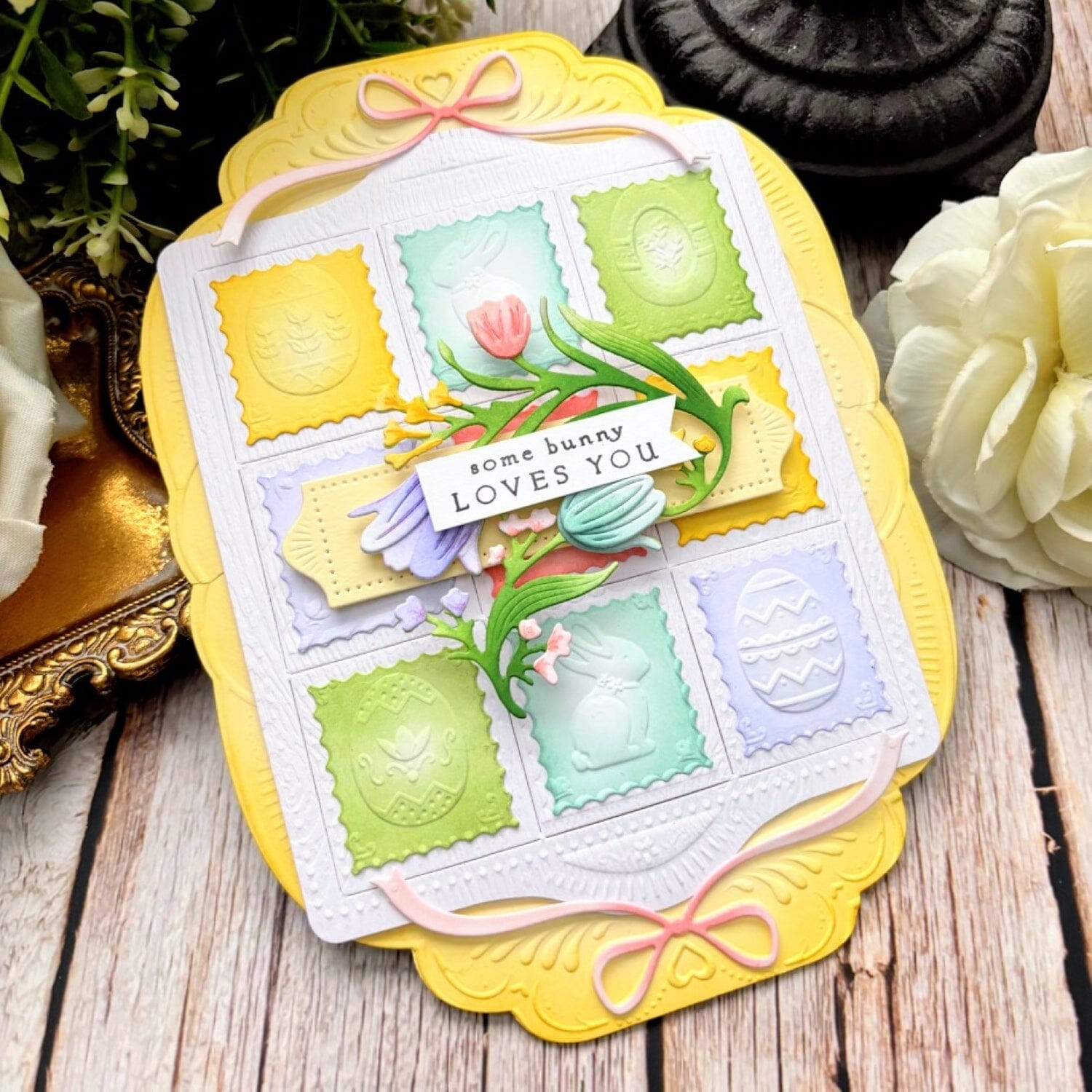 Shortbread Shapes: Rectangle Easter Embossing Folder