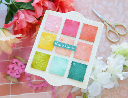 Shortbread Shapes: Rectangle Easter Embossing Folder