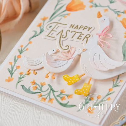 Silly Goose Sentiments Die