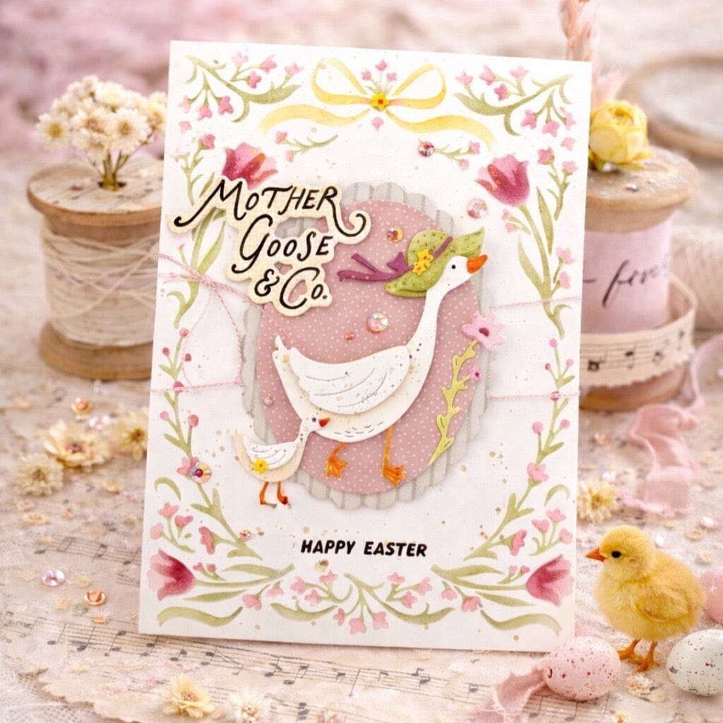 Silly Goose Sentiments Die