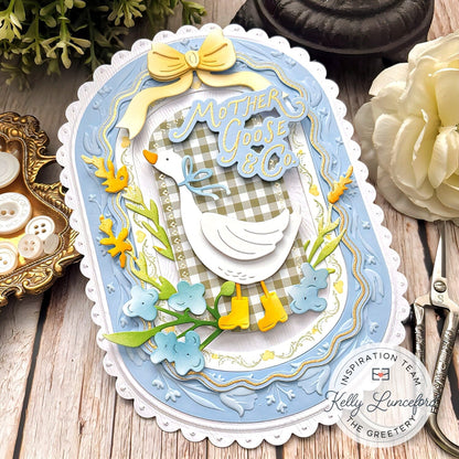 Silly Goose Sentiments Die