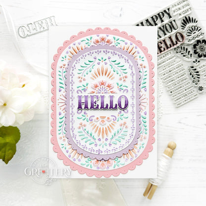 Pretty Picado Embossing Folder