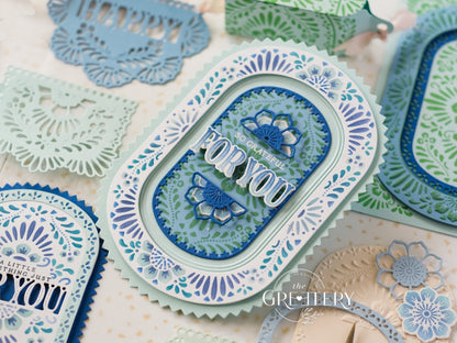 Pretty Picado Sentiments Stamp Set