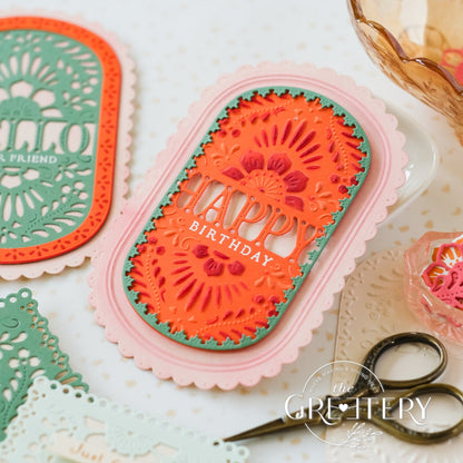 Pretty Picado Embossing Folder