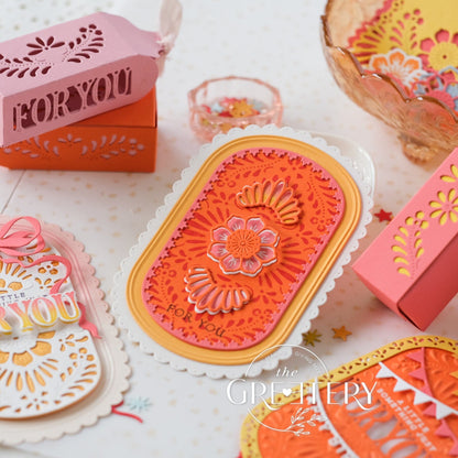 Pretty Picado Background Stamp