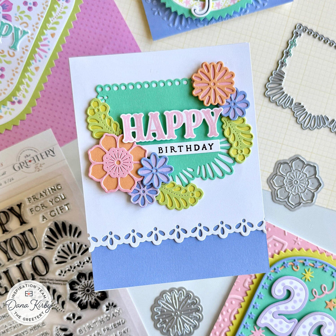 Pretty Picado Borders Die
