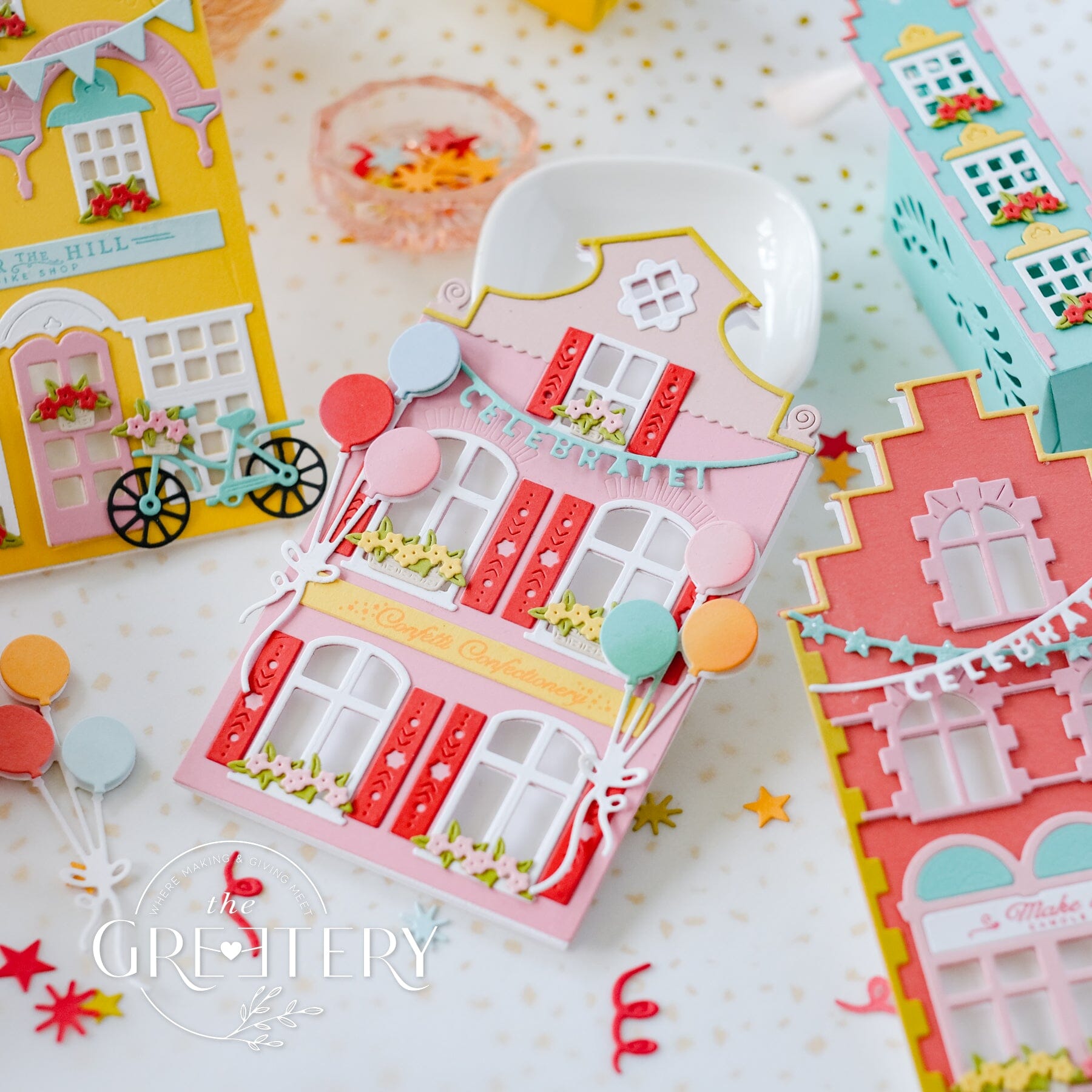 Market Place Celebration Street Stamp Set