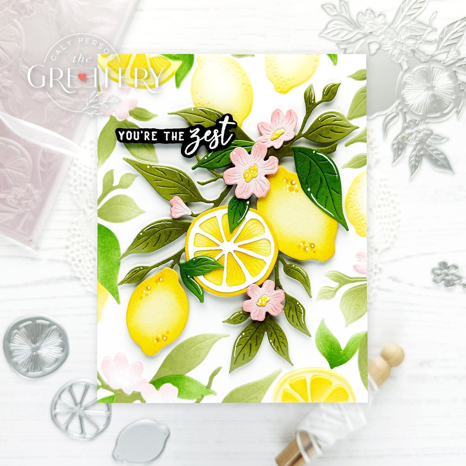 Citrus Fields Stencil