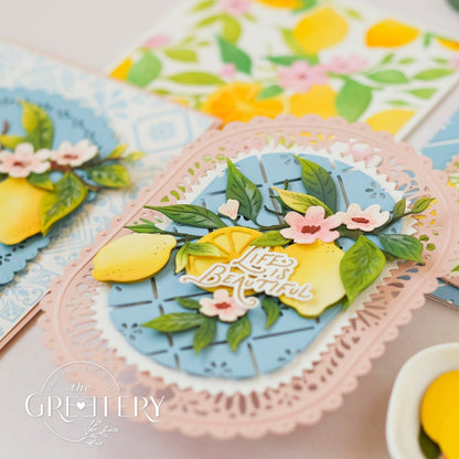 Cottage Tile Background Die