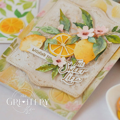 Citrus Fields Embossing Folder