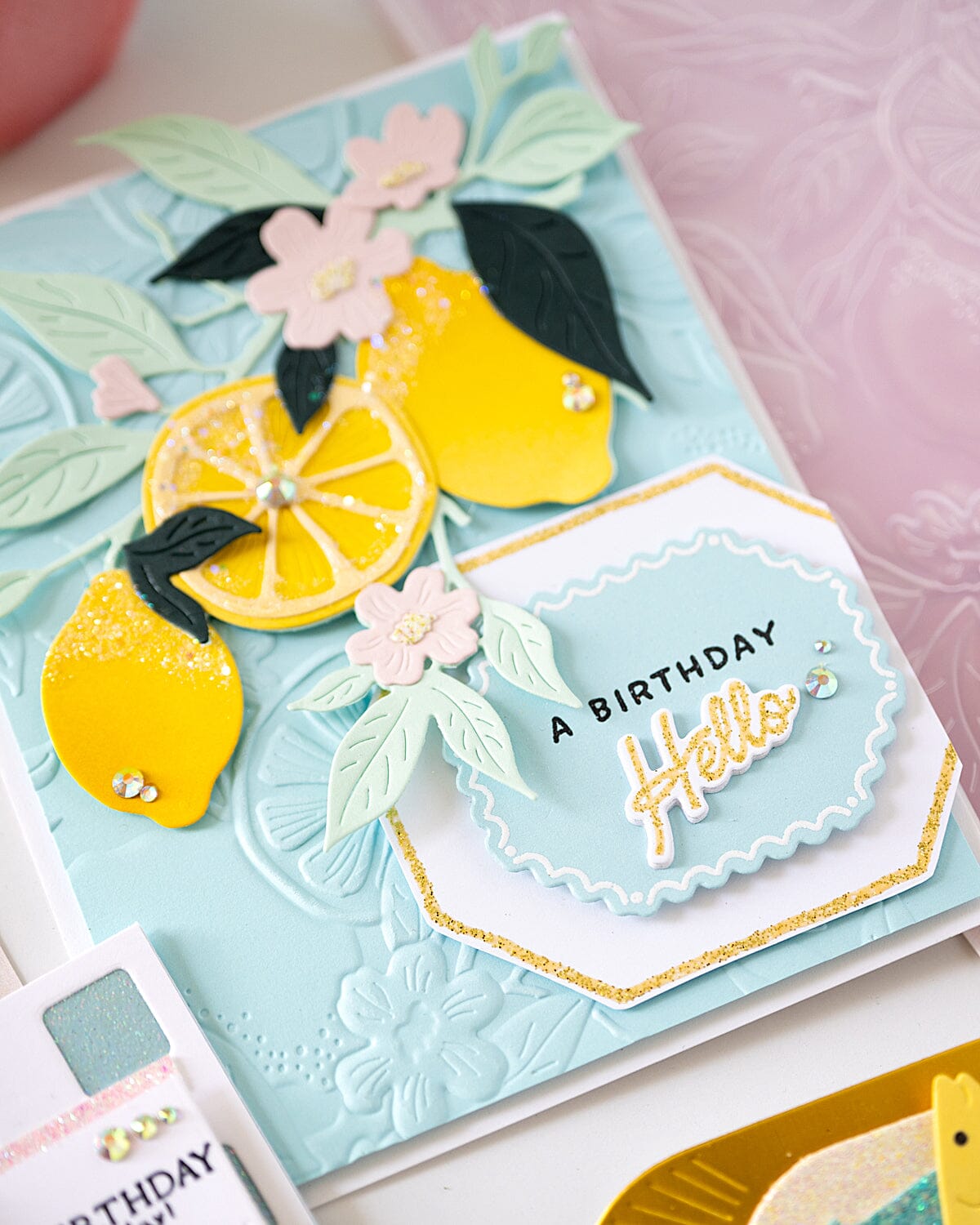 Citrus Fields Embossing Folder