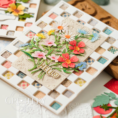 Tile Style Stamp Set
