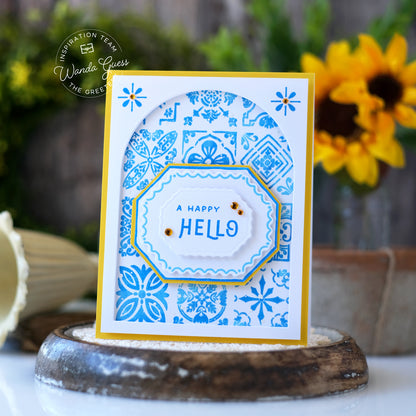 Tile Style Background Stamp
