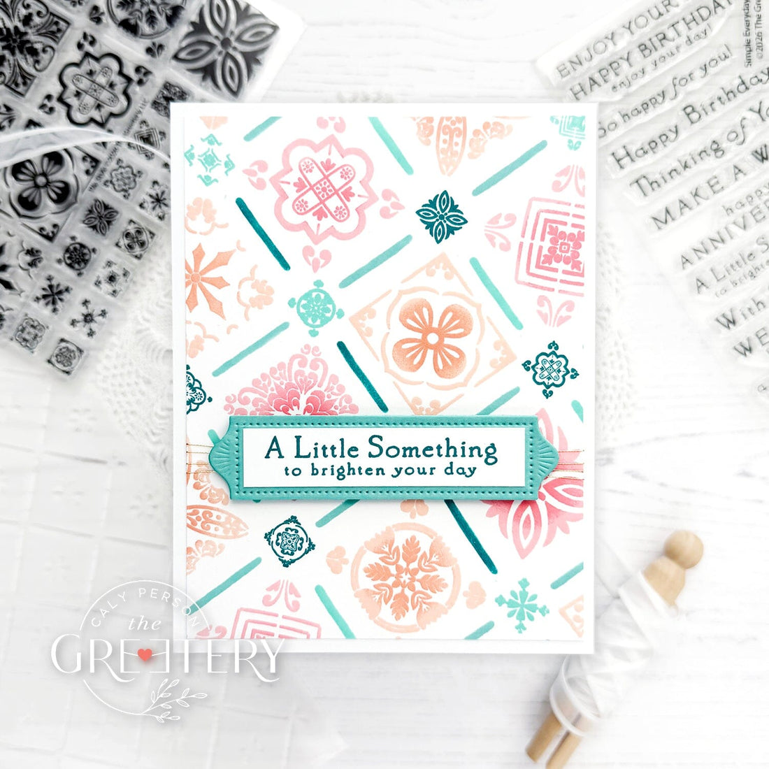 Tile Style Stamp Set