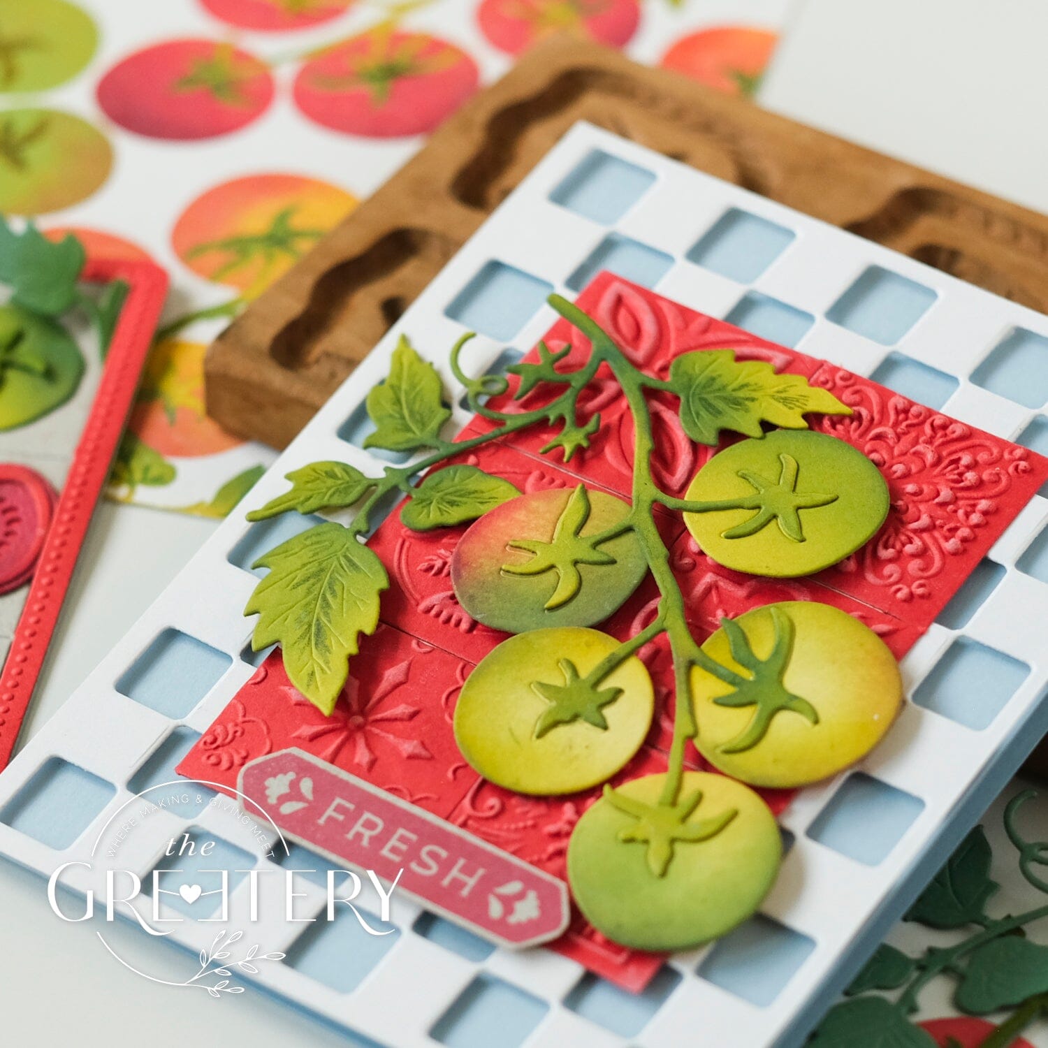 Shortbread Shapes: Rectangle Tiles Embossing Folder