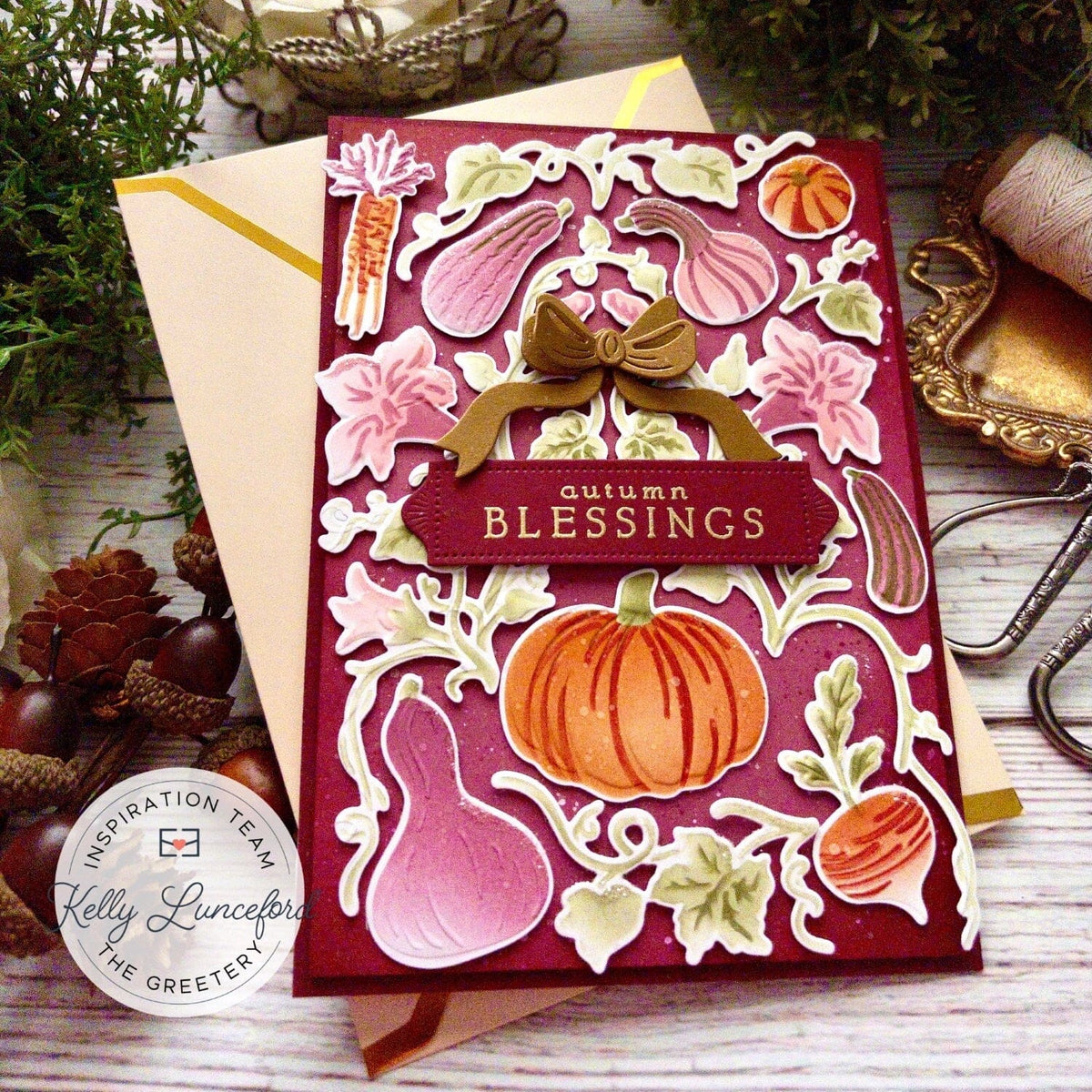 Hand-Picked Harvest Stencil
