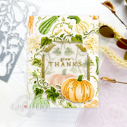 Hand-Picked Harvest Stencil